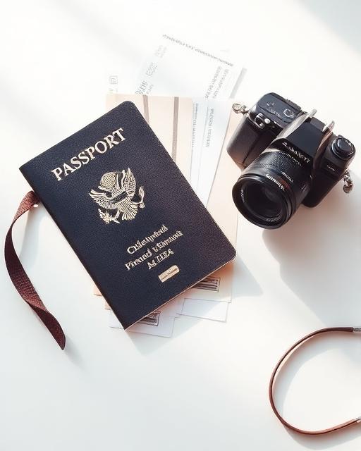 Passport and camera